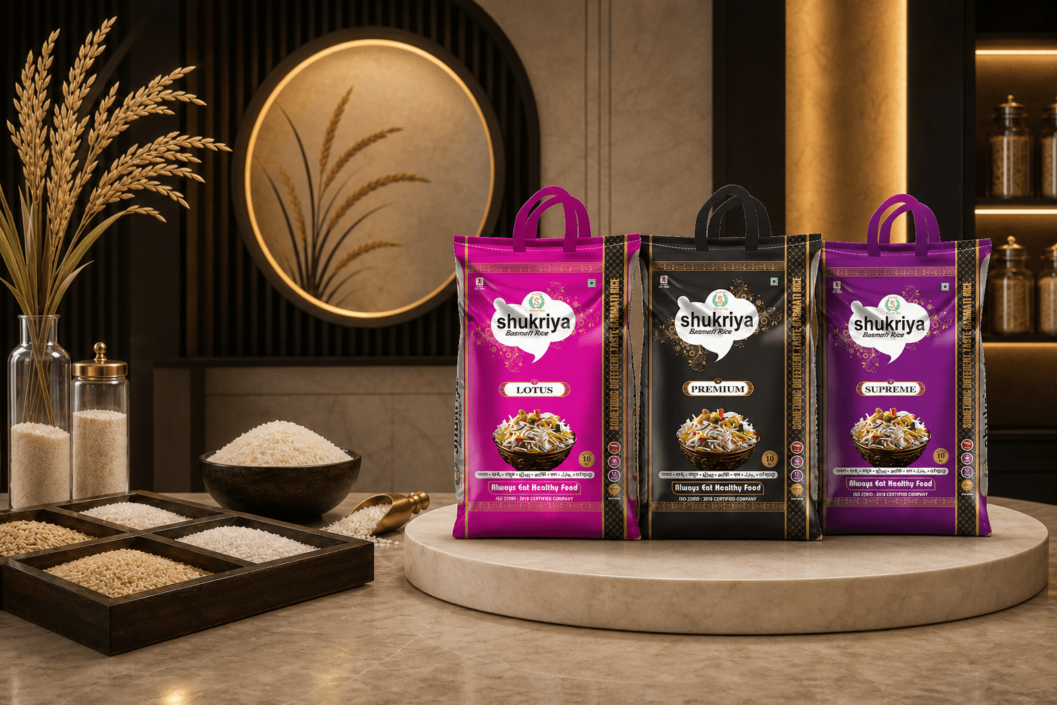 Shukriya Lotus, Premium and Supreme collections
